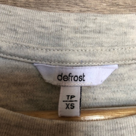 Cropped Sleeveless Sweatshirt Top XS - Picture 4 of 6